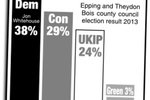 How we voted: Lib Dem 38%, Con 29%, UKIP 24%, Lab 5%, Green 3%.