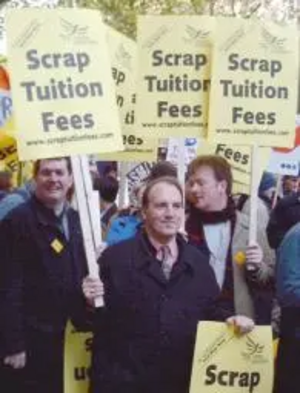 Lib Dems march against tuition fees